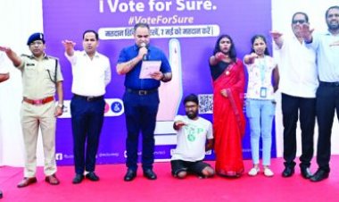 निर्वाचन आयोग कार्यव्यव पर्यवेक्षक ने प्रदेश  के 12 लाख व्यापारियों से किया मतदान आग्रह