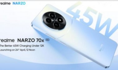 रियलमी 12 हजार से कम में ला रहा नारजो 70एक्स, दमदार फीचर्स से है लैस