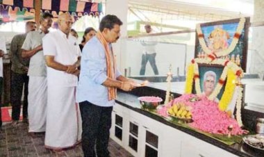 उप-मुख्यमंत्री शर्मा ने तमिलनाडु पहुंचकर आईजी सुंदरराज के पिता को दी श्रद्धांजलि