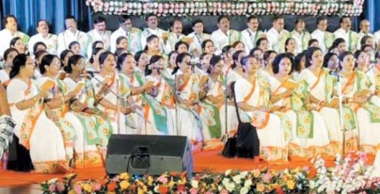 11 राज्यों के 11 शहरों में 1100 से अधिक कलाकारों ने एक ही ट्रैक पर गाया रविन्द्र संगीत के 20 गीत