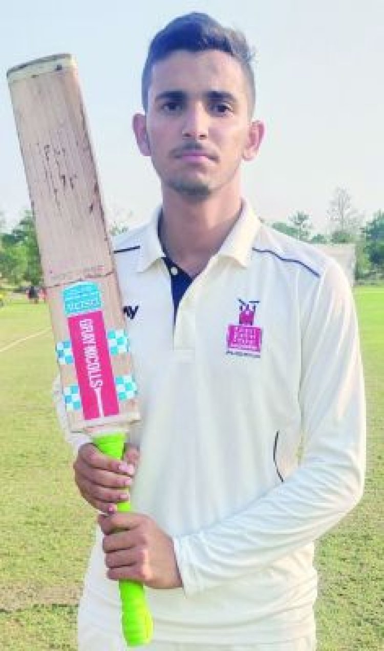 एलिट ग्रुप इंटर डिस्ट्रिक्ट स्पर्धा में महासमुंद 97 रनों से आगे