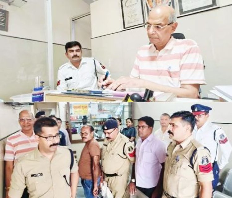 पुलिसकर्मियों के लिए नि:शुल्क नेत्र शिविर का हुआ आयोजन