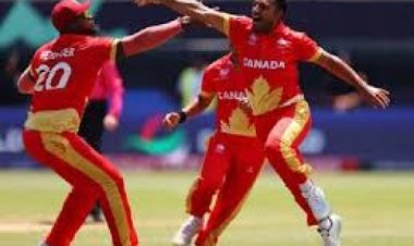 टी-20 वर्ल्ड कप में कनाडा ने किया उलटफेर, आयरलैंड की मज़बूत टीम को 12 रन से हराया