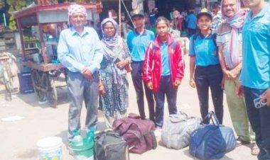 राष्ट्रीय ट्रैकिंग कैम्प से लौटे कोंडागांव-शामपुर के कैडेट्स