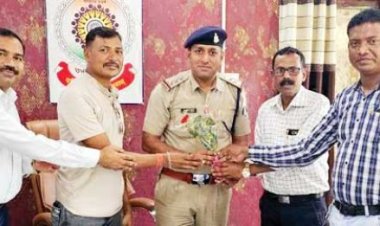 नए टीआई का स्वागत