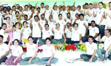एनएमडीसी हैदराबाद ने मनाया अंतरराष्ट्रीय योग दिवस 2024
