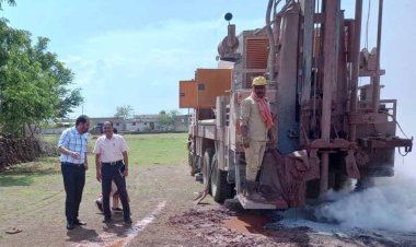 लोक स्वास्थ्य यांत्रिकी विभाग के सचिव अब्दुलहक और प्रमुख अभियंताअग्रवाल ने जल जीवन मिशन के कार्यों का किया निरीक्षण