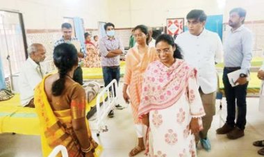 विधायक और कलेक्टर ने किया जिला अस्पताल का निरीक्षण