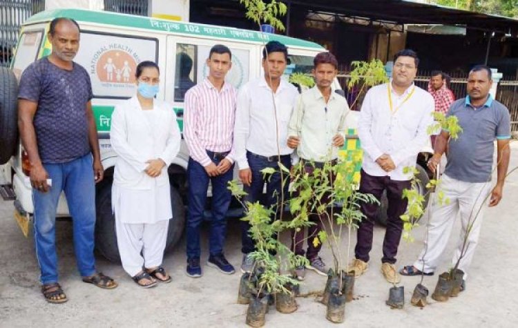 महतारी एक्सप्रेस के कर्मवीरों ने नवजात के नाम