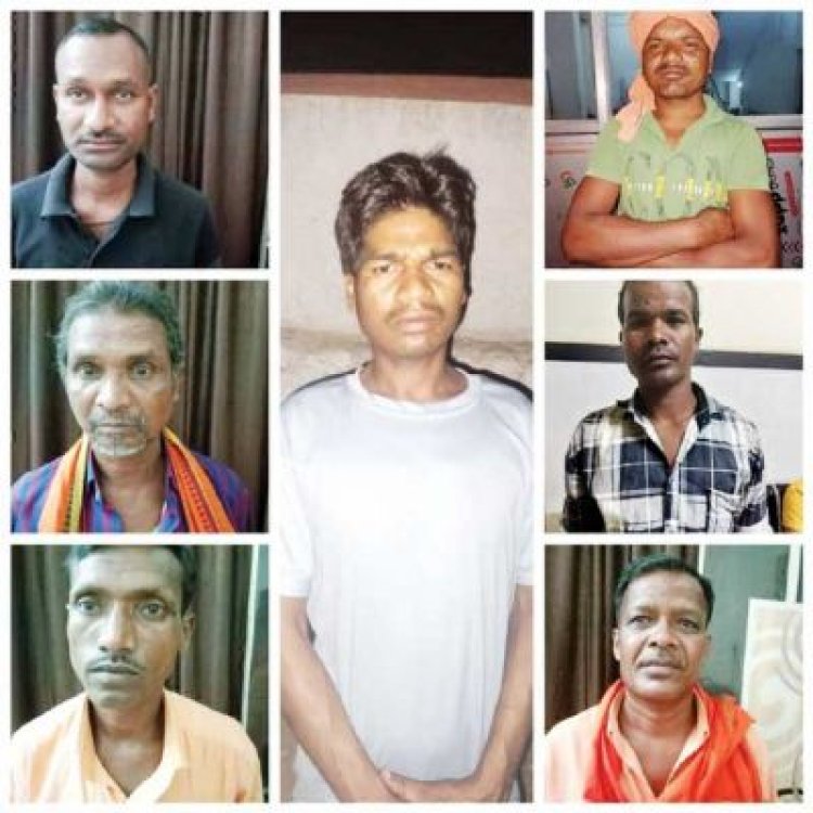 सार्वजानिक स्थानों पर शराब का सेवन करने वाले 7 आरोपी गिरफ्तार