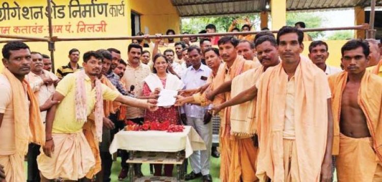 परदेसीन माता मंदिर प्राण प्रतिष्ठा में शामिल हुईं विधायक