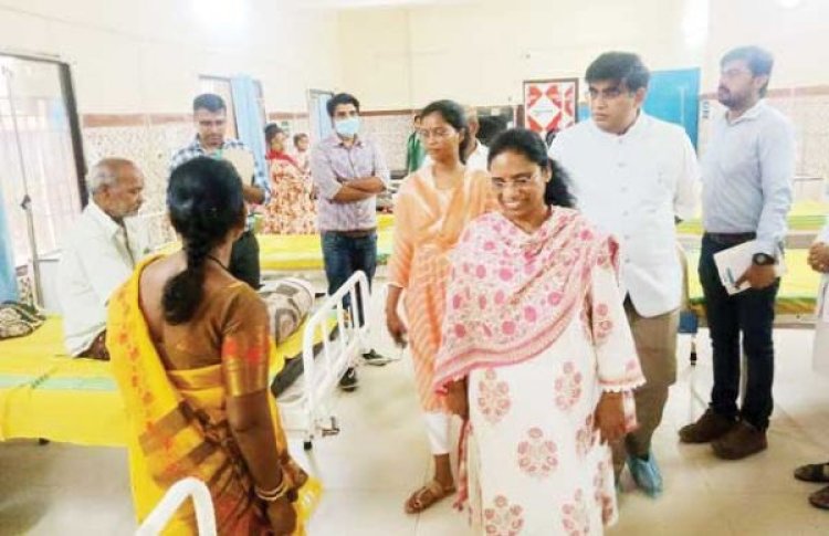 विधायक और कलेक्टर ने किया जिला अस्पताल का निरीक्षण