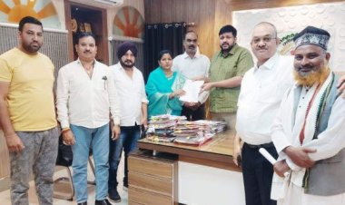 आमजनों की समस्याओं को ले कलेक्टर से मिले कांग्रेसी