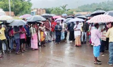 परिसीमन नोटिस का विरोध, चक्काजाम