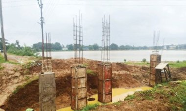 महादेव तालाब के उन्नयन व सौंदर्यीकरण का काम 5 फीसदी पर अटका