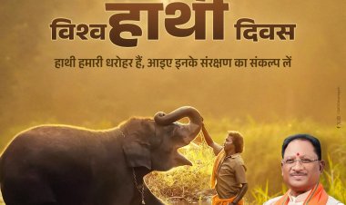 हाथियों के संरक्षण का संकल्प लें और विश्व हाथी दिवस के उद्देश्य को सार्थक करें।