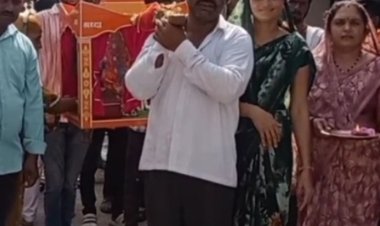 शिर्डी के लिए निकली साईं बाबा पालकी यात्रा अंबाड़ा पहुंची:10 दिन में 450 किमी का सफर तय कर शिर्डी पहुंचेंगे यात्री