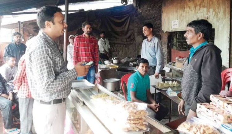 खाद्य सुरक्षा विभाग ने विभिन्न प्रतिष्ठानों की जांच की