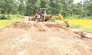 खबर का असर: चेरपाल से पालनार के बीच कटी सडक़ की मरम्मत, आवागमन शुरू