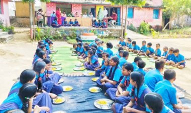 ग्रामीण क्षेत्र के विद्यालयों में विद्यार्थियों को मिलने लगा गरम नाश्ता