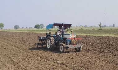 इस बार भरपूर बारिश से बढ़ेगा गेहूं का रकबा:साथ ही लहसुन की बोवाई भी होगी ज्यादा; खेत तैयार करने में जुटे किसान