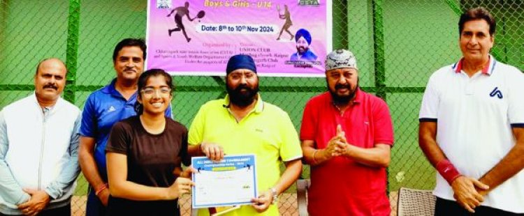 अंडर-14 आईटा स्पर्धा में विहार-ऐयाना विजेता