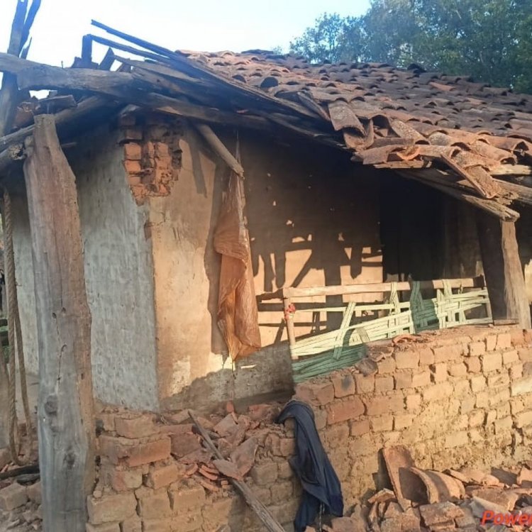 डिंडौरी में छत्तीसगढ़ से आए हाथियों का आतंक:एक ग्रामीण के घर को किया क्षतिग्रस्त, अलर्ट पर वन-विभाग की टीम