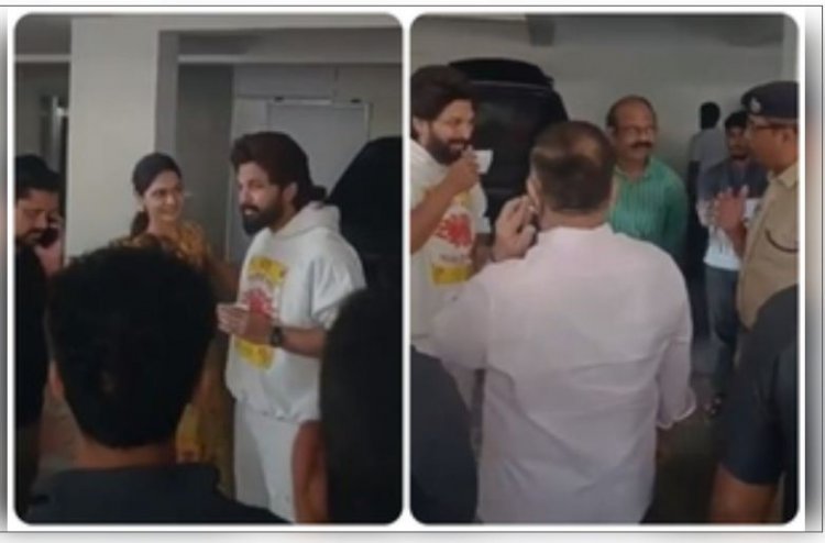 संध्या थिएटर भगदड़ मामला : 'पुष्पा' स्टार अल्लू अर्जुन को तेलंगाना पुलिस ने हिरासत में लिया