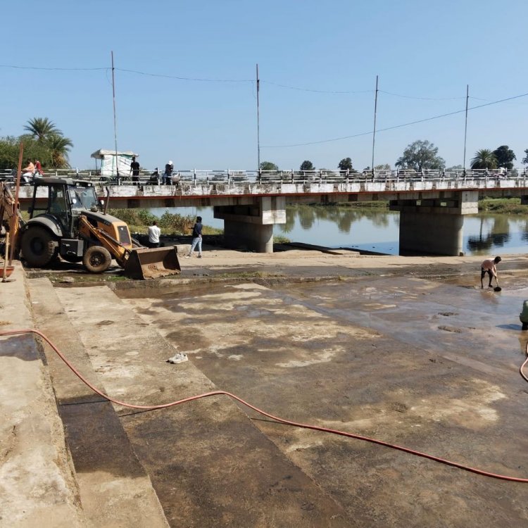 सिवनी नगर परिषद ने कलेक्टर को लिखा पत्र:वैनगंगा नदी तट की धार्मिक भूमि को सुरक्षित रखने की मांग