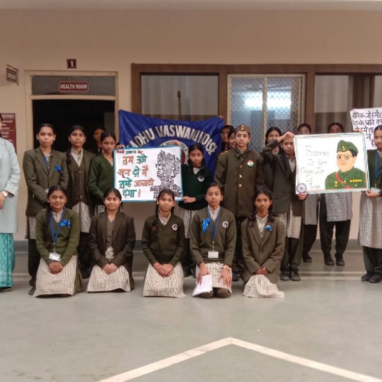 नेताजी की 128वीं जयंती, छात्राओं ने दी देशभक्ति की प्रस्तुतियां:चिल्ड्रेंस होप इंडिया में सांस्कृतिक कार्यक्रमों के साथ मनाई सुभाष जयंती