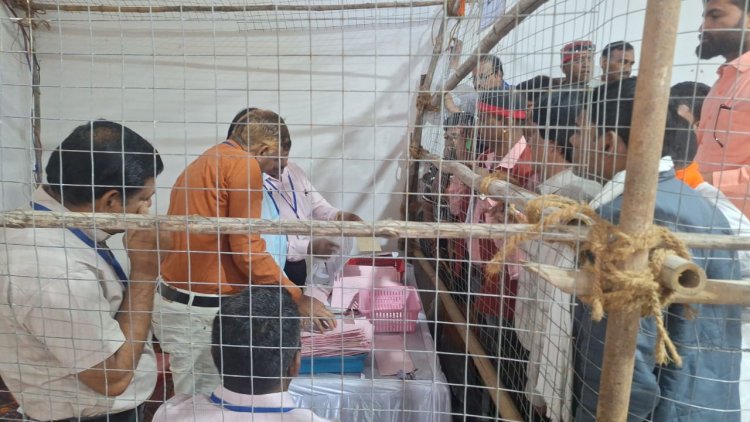 महासमुंद नगरीय निकाय मतगणना शुरू