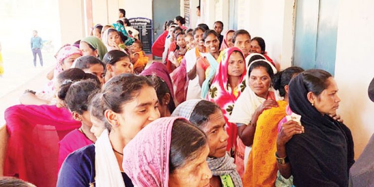 मतदाताओं ने बढ़-चढक़र किया मतदान, जबरदस्त उत्साह