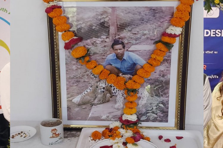 वन विहार राष्ट्रीय उद्यान के प्रथम वन-रक्षक स्व. वर्मा को पुण्य-तिथि पर श्रद्धांजलि दी गयी