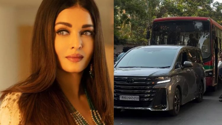 अभिनेत्री ऐश्वर्या राय की कार का हुआ एक्सीडेंट, बस ने मारी टक्कर, वायरल हुआ वीडियो