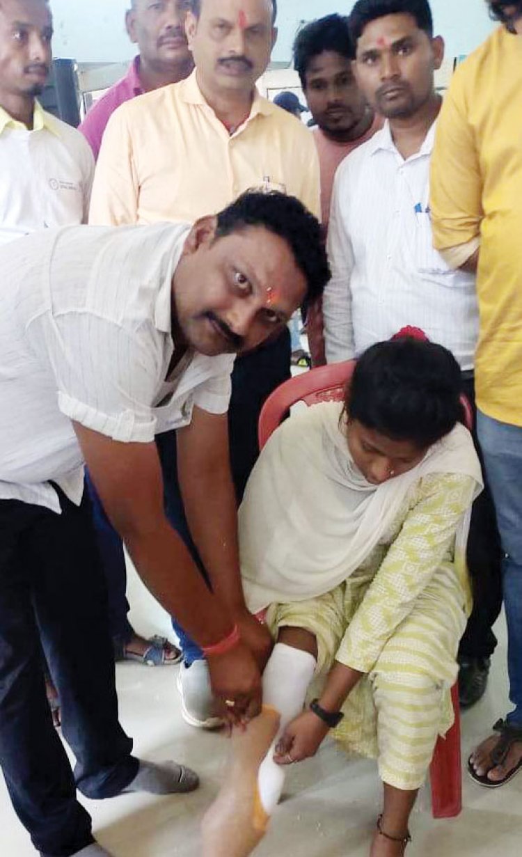 जयपुर फुट कैंप शुरु, दिव्यांगों के चेहरे खिले