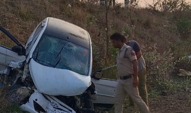 सतना के दवा व्यापारी के बेटे की मौत:बारात से लौटते समय कार पलटी, रामनगर में हादसा; दोस्त घायल