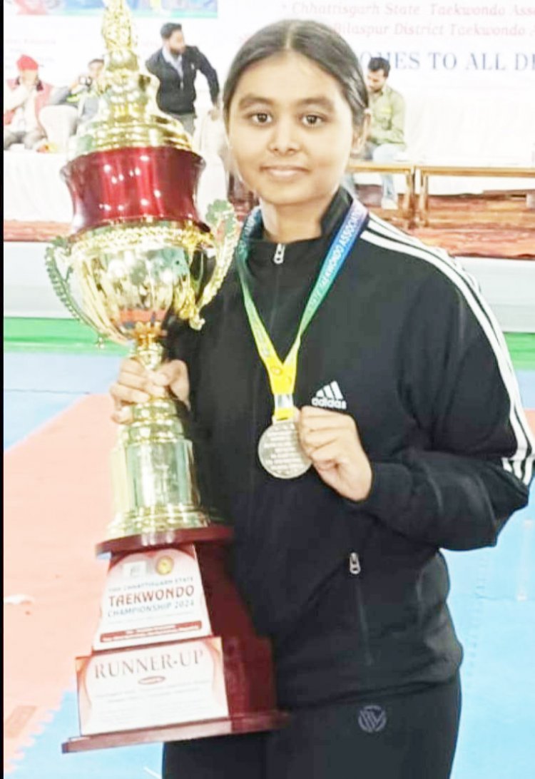 राष्ट्रीय ताइक्वांडो स्पर्धा में सोनिया का चयन