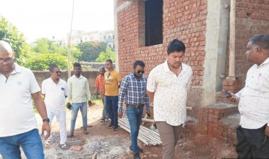 कोहका इलाके में पानी की निकासी नहीं, लोग परेशान, जोन आयुक्त से शिकायत