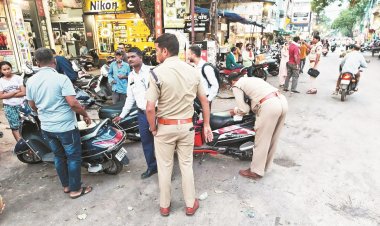 यातायात उल्लंघन,  660 वाहनों से पौने चार लाख जुर्माना