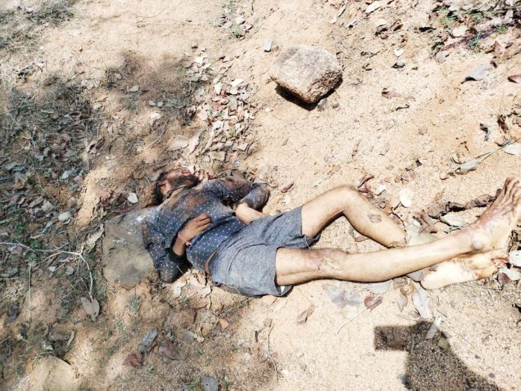 माहभर पहले के वैवाहिक बंधन में बंधे युवक की पत्थर कुचलकर हत्या