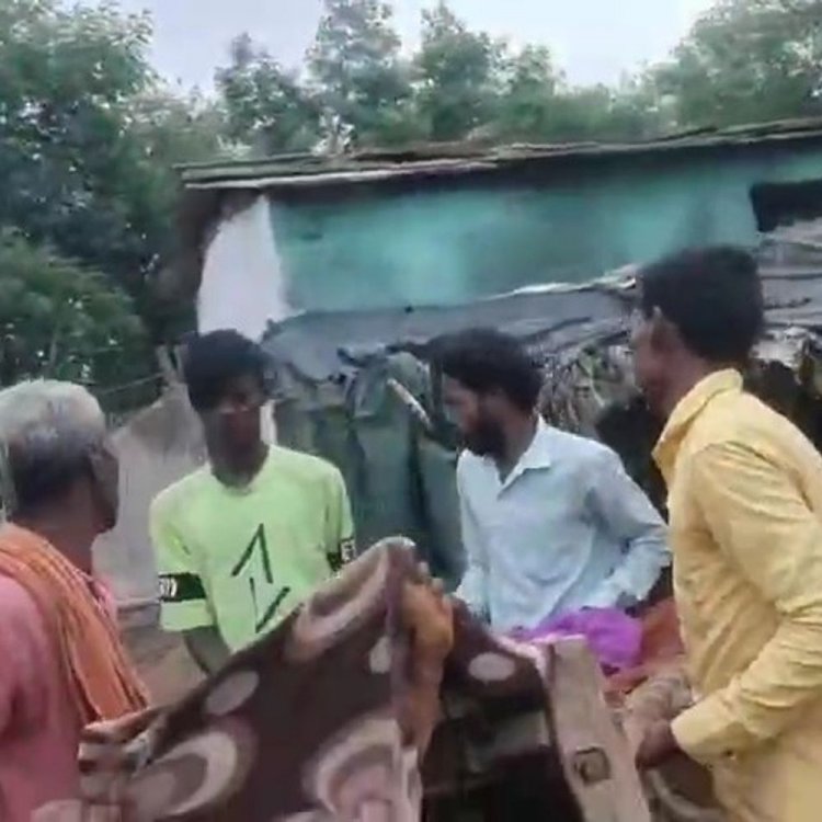 बेटे के सामने पत्नी की कुल्हाड़ी से हत्या की:शिवपुरी में शराब के नशे में शव के पास ही रात भर सोता रहा