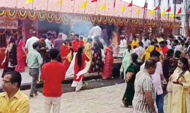 शारदीय नवरात्रि पर आस्था के दीप प्रज्वलित, देवी मंदिरों में श्रद्धालुओं की उमड़ी भीड़