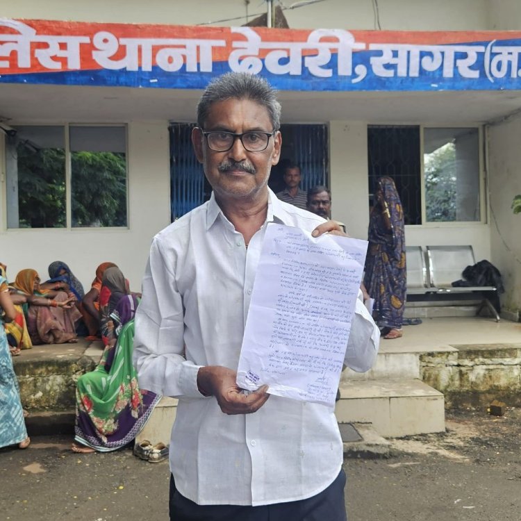 सागर में रिटायर्ड शिक्षक से धोखाधड़ी:बैंक में बनी एफडी पर 4.50 लाख का लोन निकाला, FD तोड़ने पहुंचे तो सामने आया मामला