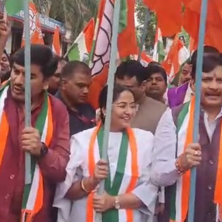 सरदार पटेल जयंती पर BJP की एकता रैली:सतना में छात्रों की दौड़, बच्चों को दिलाई राष्ट्रीय एकता की शपथ