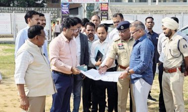 राष्ट्रपति के संभावित आगमन की तैयारियां जोरों पर, प्रमुख सचिव ने किया कार्यक्रम स्थलों का निरीक्षण