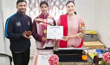 कंचन को 20 किमी पैदल  चाल स्पर्धा में स्वर्ण