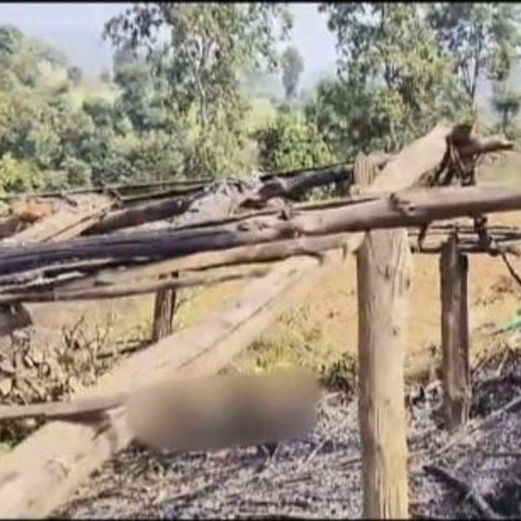 सिंगरौली में 85 वर्षीय बुजुर्ग की झोपड़ी में जलकर मौत:बधा चहली गांव में ठंड से बचने आग जलाकर सोए थे; जांच जारी